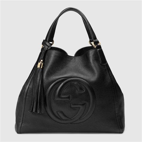 gucci laarzen dames outlet|Gucci leather shoulder bag.